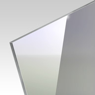 Vignette matériau, PMMA (plexi) miroir chrome ép. 3 mm