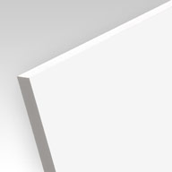 Vignette matériau, PVC expansé blanc ép. 10 mm