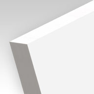 Vignette matériau, PVC expansé blanc ép. 30 mm