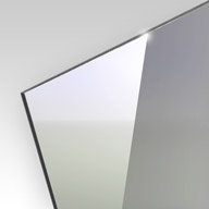 Vignette matériau, alu-dibond miroir/chrome ép. 3 mm