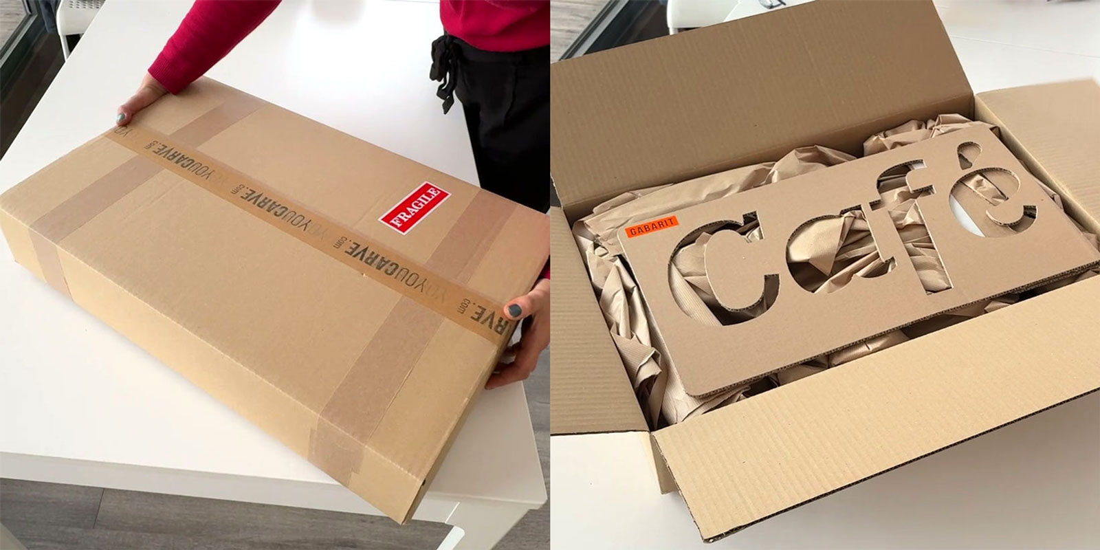 Unboxing, package opening