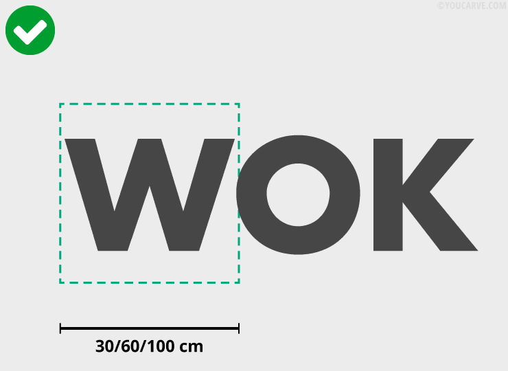 Contraintes techniques pour la préparation de fichier vectoriel dans les matériaux découpés au laser : érable, noyer et chêne massif ép. 5mm, PMMA (plexi) ép. 3, 5 et 10 mm.